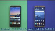 Huawei: EMUI 5 (Android 7) vs EMUI 8 (Android 8) - die Unterschiede!