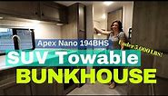 2021 Coachman Apex Nano 194BHS || Full Tour || Small Bunkhouse RV