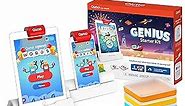 Osmo - Genius Starter Kit for iPad & iPhone - 5 Educational Learning Games - Ages 6-10 - Math, Spelling, Creativity & More - STEM Toy Gifts for Kids, Boy & Girl - Ages 6 7 8 9 10 (Osmo Base Included)