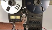 Vintage Technics RS-1506 Reel to Reel Demo and Overview