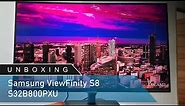 Unboxing - Samsung ViewFinity S8/S80PB (S32B800 PXU) 4K 32 Inch Matte Display - Monitor For Creators