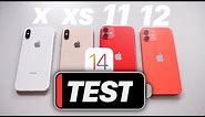 Battery TEST iPhone 12 vs iPhone 11 vs iPhone XS vs iPhone X