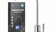 ESOW Kitchen Water Filter Faucet, 100% Lead-Free Drinking Water Faucet Fits Most Reverse Osmosis Units or Water Filtration System in Non-Air Gap, Stainless Steel 304 Body Brushed Nickel Finish