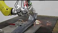 RayTools Robotic Laser Cutting Head GF101+GF102 4KW to cut small contours