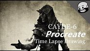 Destiny Cayde-6 Procreate Time Lapse Drawing