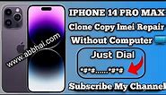 IPHONE 14 PRO MAX Copy Imei Repair Done #imei