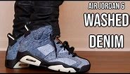 Air Jordan 6 Washed Denim Review & On Feet