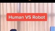 AI | Web3 | NFT News on Instagram: "Human 👧Vs Robot 🤖 Guess who win? Watch till end 😱😱 {Artificial intelligence, ai, robotics, robots, ai tools, ai technology} #ai #artificialintelligence #aiart #robot #robotics #robotengineering #robo"