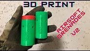 3d Printed Airsoft Impact Grenades part 2