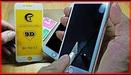 Best quality 9D tempered glass screen protector for iphone 6s Full screen coverage