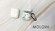 White Marble Case for Airpods 1&2