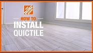 How To Install QuicTile by @DaltileTile Porcelain Tile | The Home Depot