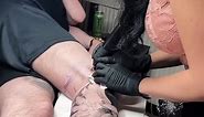 Black and gray realistic angel tattoo process tattoo artist - Lisa Ammer #tattooartist #tattooprocess #tattootechnique #angeltattoo #tattooideas #tatuaje #tatuadora #tattooideas #worldsbesttattoos #besttattoos #tiktoktattoo #tattootiktok #tattooforyou #tattooapprentice
