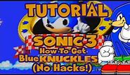 How To Get Blue Knuckles In Sonic 3 & Knuckles (Glitch)