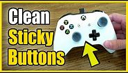 How to CLEAN STICKY Buttons on Xbox One Controller (Best Method!)