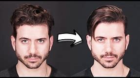 HOW TO GET STRAIGHT HAIR | Men's Curly to Straight Hair Tutorial 2019