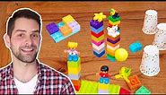 Five Easy LEGO DUPLO Building Ideas for your Kids to do at Home! Easy DIY Activity Instructions