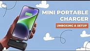 Mini Portable Charger 5000mAh; Fast Charging Power Bank