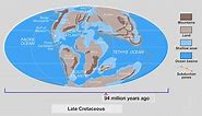 Continental drift illustrated: from the late Cambrian Period to millions of years in the future