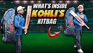 Check Out What's Inside Virat Kohli's MRF Cricket Kitbag! | @SportsLaunchpad