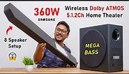 Unboxing My New Samsung Q800C Wireless Dolby ATMOS Home Theater System 2023... Dynamite Sound 🤯💥