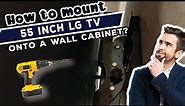 LG 55 Inch TV Wall Mounting Tutorial | Condomounts