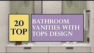 Bathroom Vanities With Tops Design - Vanity Counter Double Sink Home Depot
