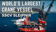 Biggest Crane Ship in The World. #biggestcrane #craneship #sleipnir