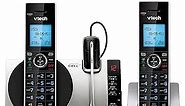 VTech Connect to Cell DS6771-3 DECT 6.0 Cordless Phone - Black, Silver, 6.9" x 4" x 6.6"