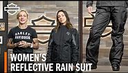 Harley-Davidson Women's Reflective Rain Suit Overview