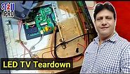 LED TV Teardown Hisense 40 inch | How To Disassemble Television and Remove Backlight Panel ledn40d36