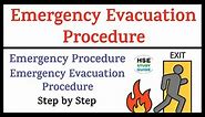 Emergency Evacuation Procedure || Emergency Evacuation || Evacuation Procedure || HSE STUDY GUIDE