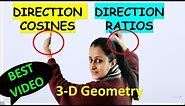 DIRECTION COSINES AND DIRECTION RATIOS OF A VECTOR/LINE