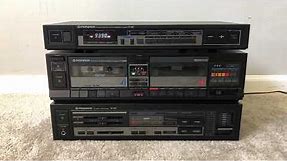Pioneer Home Stereo System - TX-960 Tuner, CT-1060W Cassette Deck and SA-1060 Integrated Amplifier
