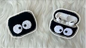 🖤 Susuwatari / Soot Sprite Airpods Pro Case Crochet 🖤| Studio Ghibli | Updated Airpods Pro Case