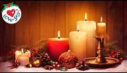 Beautiful Christmas Background Music Playlist with Candles Video 🕯 (90 mins)