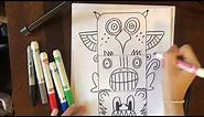 Design and Draw a Totem Pole