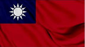 Taiwan Flag Waving Background | HD | ROYALTY FREE