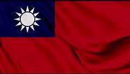 Taiwan Flag Waving Background | HD | ROYALTY FREE