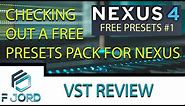 REFX Nexus 4 - Free Preset Pack Review