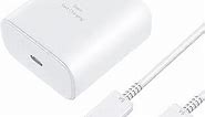 Super Fast Charger Type C,45W USB-C Wall Charger Block for Samsung Galaxy S22 Ultra/S22+/S22/S21 S20 Plus Ultra, Note 10+ 5G/Note 20, Tab S8/S8+/S8 Ultra/S7 with 5Ft C Charger Cable Fast Charging