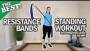 THE BEST Standing Resistance Bands Workout For Seniors | Intermediate Level | 28Min