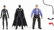 DC Comics, Batman 3-Pack with Exclusive 4” Batman, Selina Kyle, The Penguin Action Figures, 3 Accessories, Batman Movie Kids Toys (Amazon Exclusive)