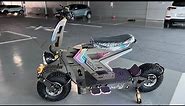 Electric Scooter WEPED Cyberfold Dark Knight 72V 60a Receive Video