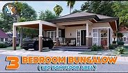 3 Bedroom Bungalow HOUSE DESIGN (120 square mtr /1291 square ft)