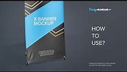 X Banner Mockup