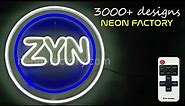Custom Zyn neon sign for your Zyn Shop or home