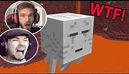 Gamers Reaction to First Seeing a GHAST in Minecraft