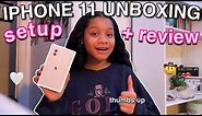IPHONE 11 UNBOXING! *setup + review*
