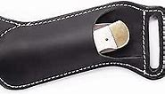 Gentlestache Leather Knife Sheaths for Belt, Knife Holster, Pocket Knife Sheath, EDC Leather Sheath for Folding Knife Carrier